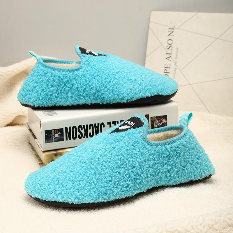 Maedef Men Winter Slippers Comfortable Women'S Cotton Shoes Thin Bottom Disigner Indoor Plush Warm Home Slippers Man Warm Shoes