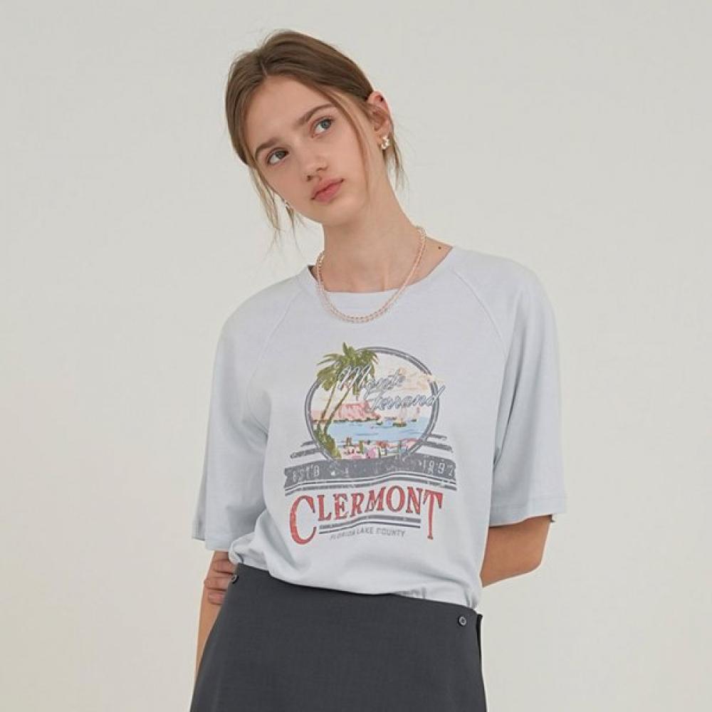 On On Summer Graphic Oversized T shirT New5xe502 LIGHT BLUE/44