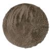 Extra Soft Fine and Flexible Taupe Rug Diam.90
