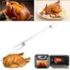 Rotating Rotisserie Grills Air Fryer Fork Grills Roast Chicken Fork Stainless Steel Skewer Grilled Air Fryer Accessories