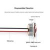 HUNJUN 16mm LED Waterproof Metal Indicator Light