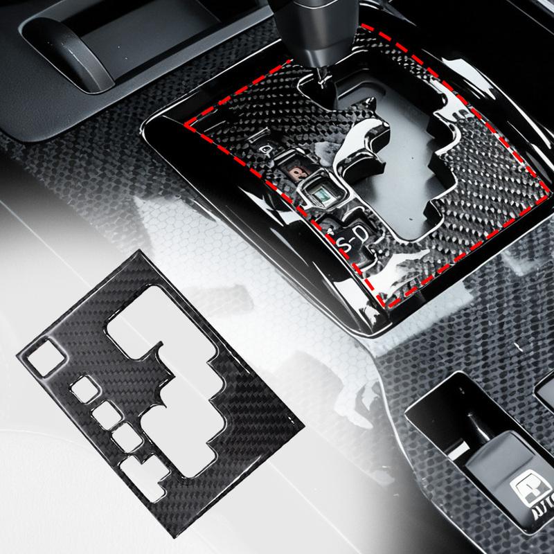 For 4Runner 2010- Center Gear Shift Panel Cover Trim Carbon Fiber Accessory