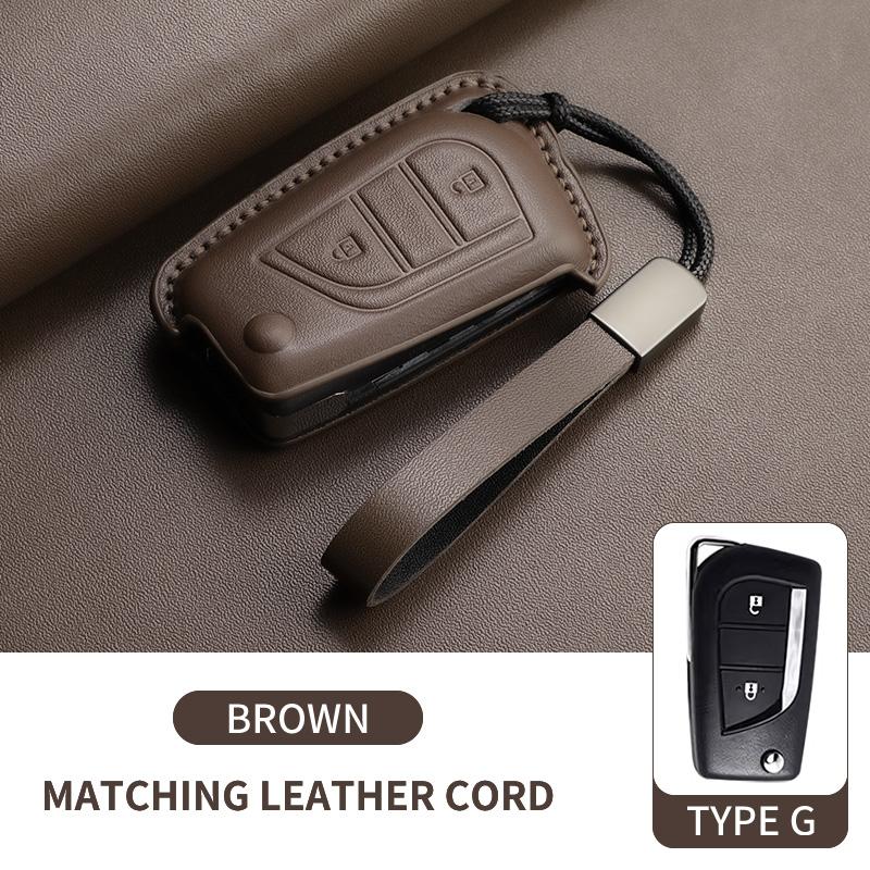 

Car Flip Key Case Cover Shell Keychain Accessories For Toyota RAV4 Levin Camry Reiz Highlander Corolla Yaris Verso Avensis Aygo