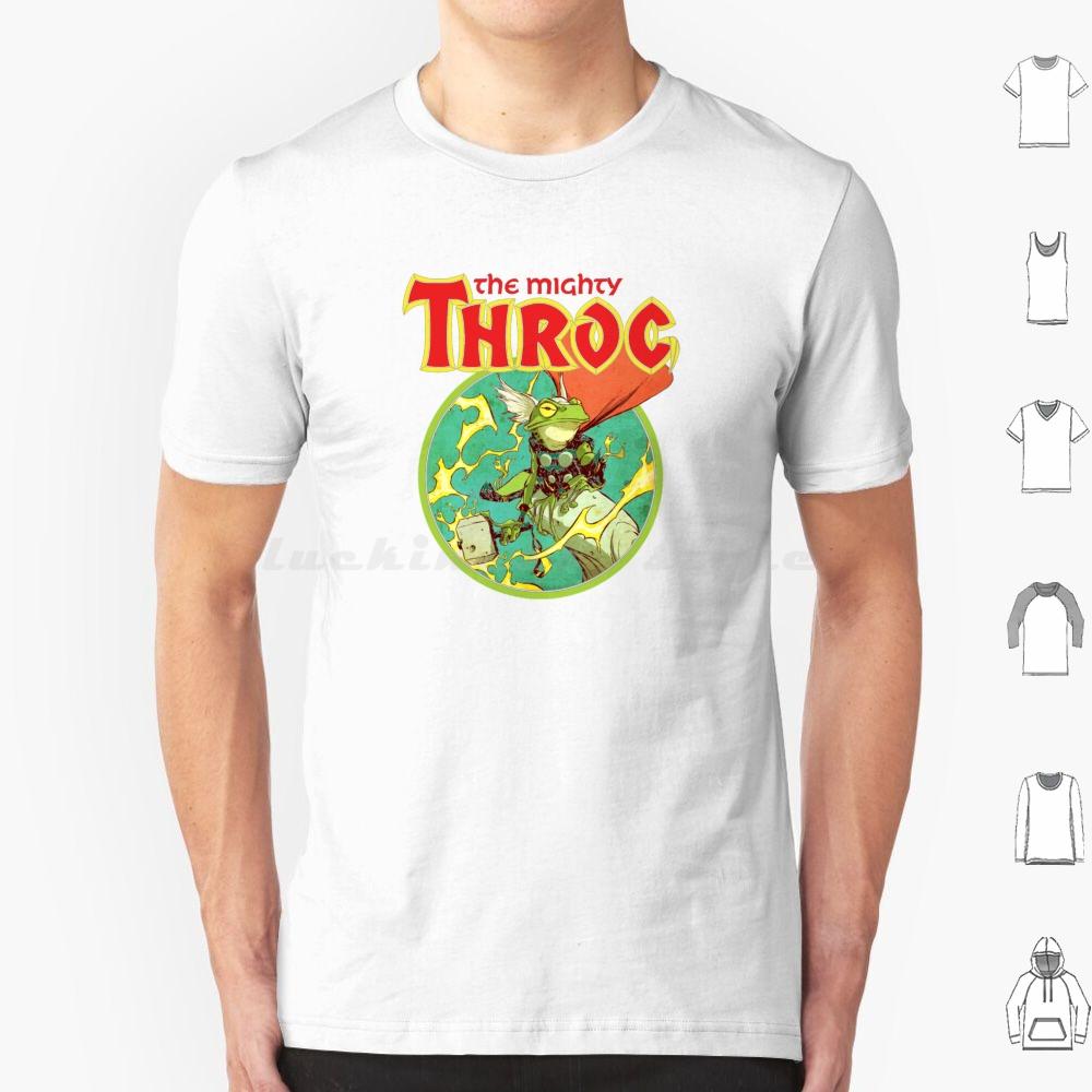Frog Of Thunder  For Black Shirts  T Shirt 6xl Cotton Cool Tee Throg Mjolnir God Of Thunder Frog Of Thunder Frog Superhero S