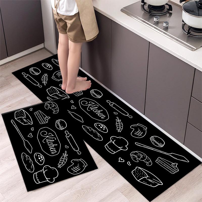 Kitchen Floor Mat Simple Home Carpet Entrance Mat Long Bedside Carpet