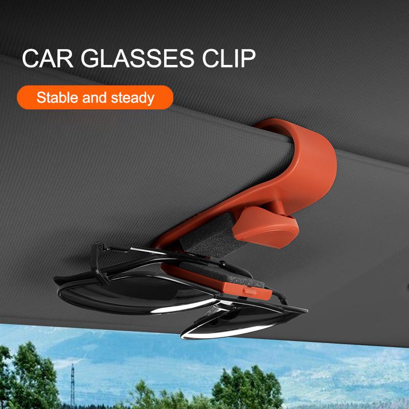 Fashion Car Eyeglass Holder Glasses Storage Clip Sunglasses Holder For Lamborghini Urus Huracan Aventador Premium Auto Headrest NN3