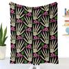3D Printed Flannel Halloween Blanket Thickened Double-Layer Multifunctional Decorative Blanket Air Conditioning Blankets 150x200