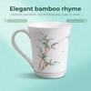 Hand-Painted Bamboo Ceramic Mug - Chinese Style Tea Cup for Home & Office
