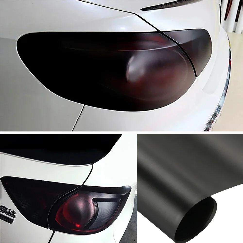 

Matt Smoke Car Light Sticker 30*200cm/150cm Car Light Headlight Taillight Tint Vinyl Decal Sheet Auto Fog Lamp Decoration Film 30x100cm