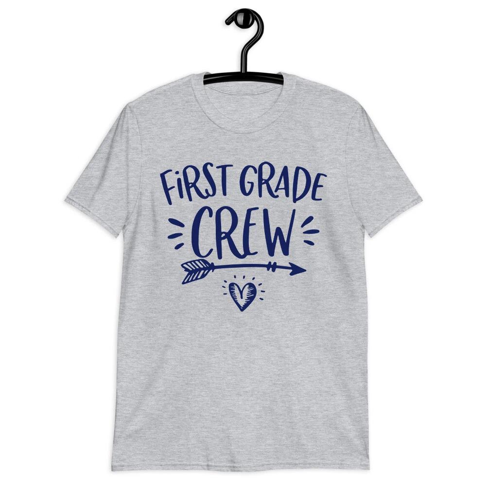 First Grade Crew, 1st Grade Teacher Unisex T-Shirt, Teacher Team Tee Shirt M