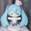 Kawaii Hatsune Miku VOCALOID Fufu Chibi Figurine Cartoon Doll Desktop Ornament Action Figures PVC Models Anime Collectibles