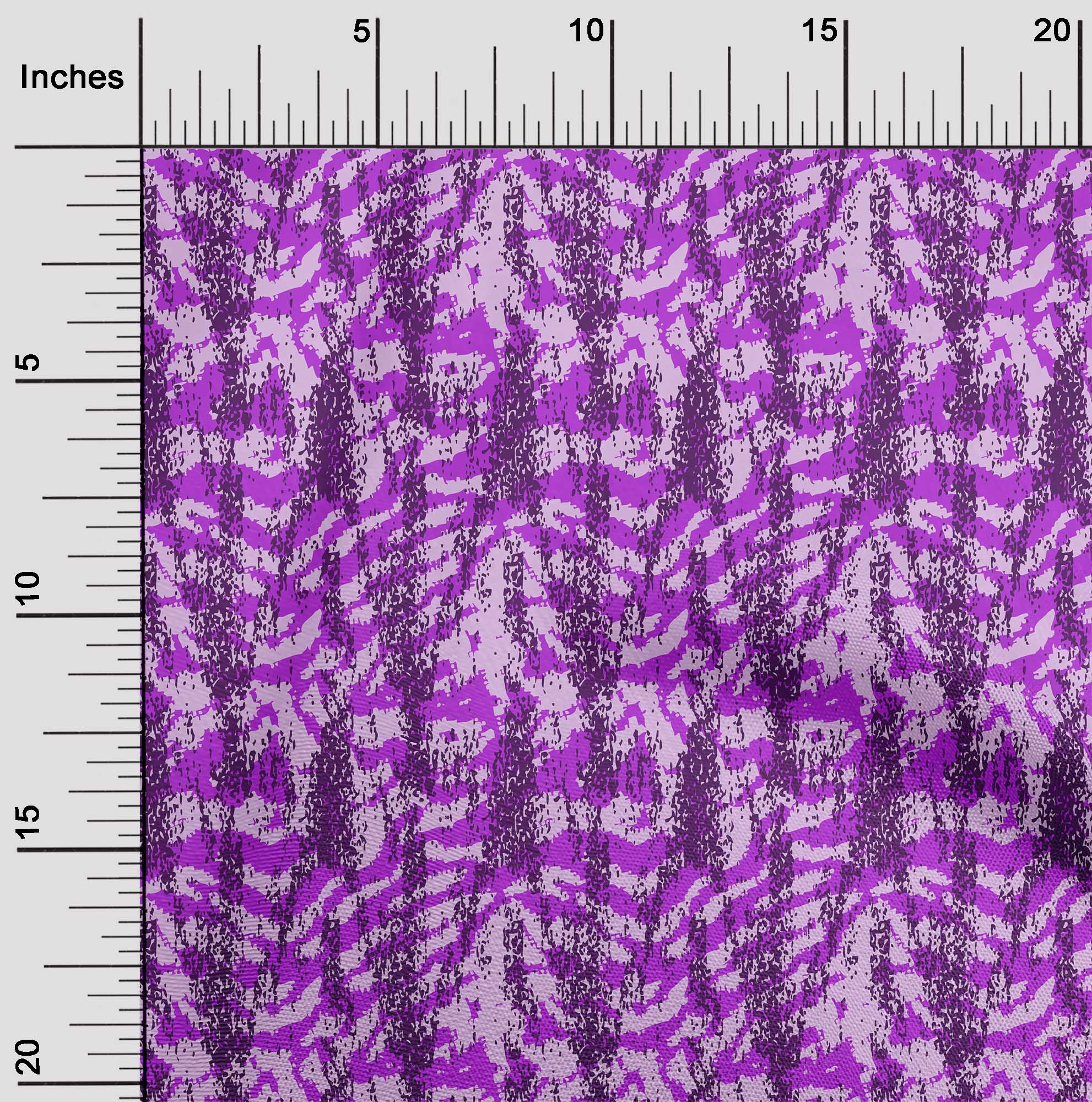 

oneOone Cotton Flex Medium Blue Fabric Шкура тварин Приладдя для стьобання Тканина для шиття з принтом у дворі 40 дюймів 42 Inch Wide - Viscose Chiffon фіолетовий