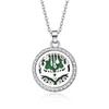 In-Stock Aromatherapy Hollow Diamond Pendant Necklace