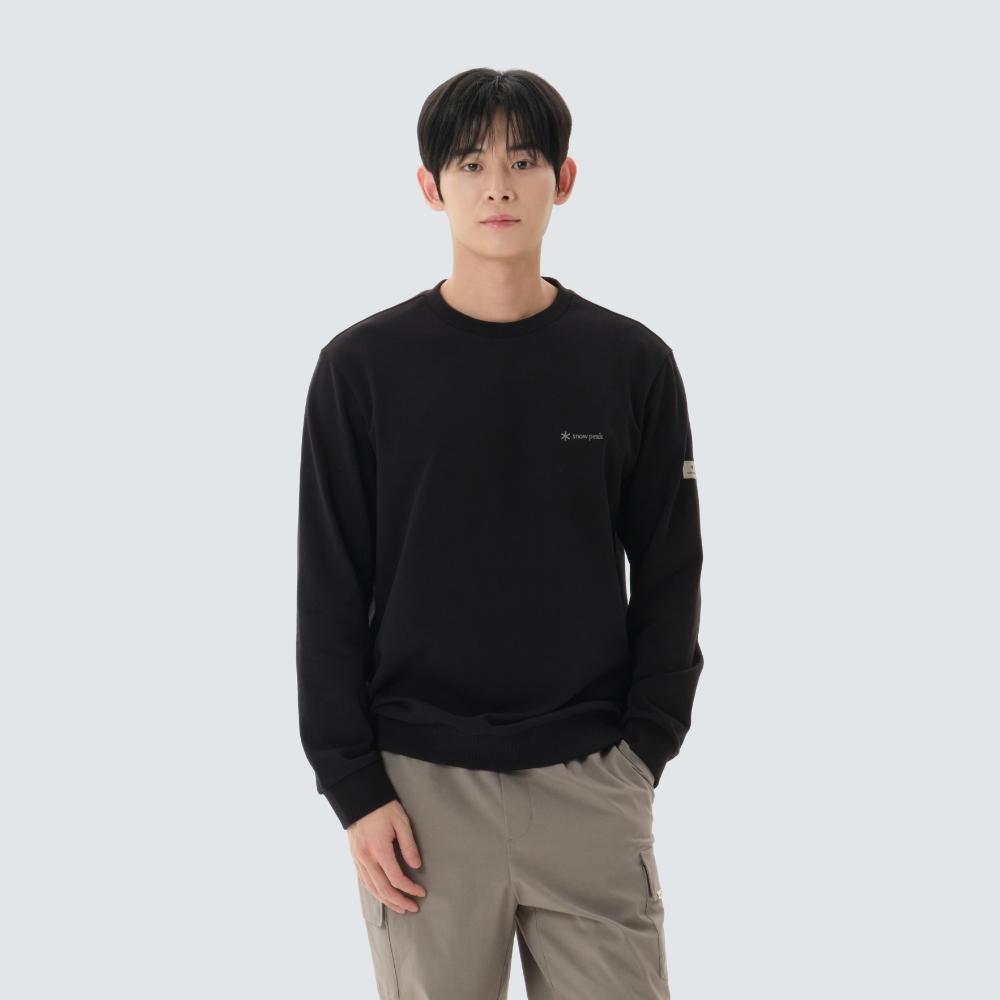 SNOWPEAK Land Essential Sweatshirt Black (S26SMFHT50)