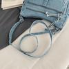 Vintage Denim Crossbody Bag Women's Multi-Pocket Single Shoulder Small Square Bag