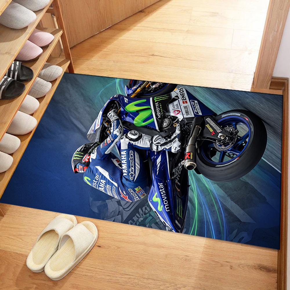 Jorge Lorenzo Customizable Name Area Rug Suitable For Hallway Dormitory Entryway Living Rooms Antislip Rug Anime Office Decor Best For Christmas