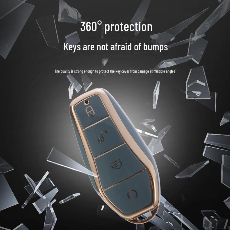 Key Cover for BYD Qin PLUS, Tang, DMI Dolphin E2, Song Pro, Qinhan EV, E6 Yuan.