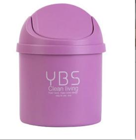 Mini Desktop Trash Can Household Kitchen Desk Covered Trash Can Living Room Debris Storage Cleaning Bucket