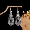 Vintage European & American Style Hollow Fashion Pendant Earrings for Women
