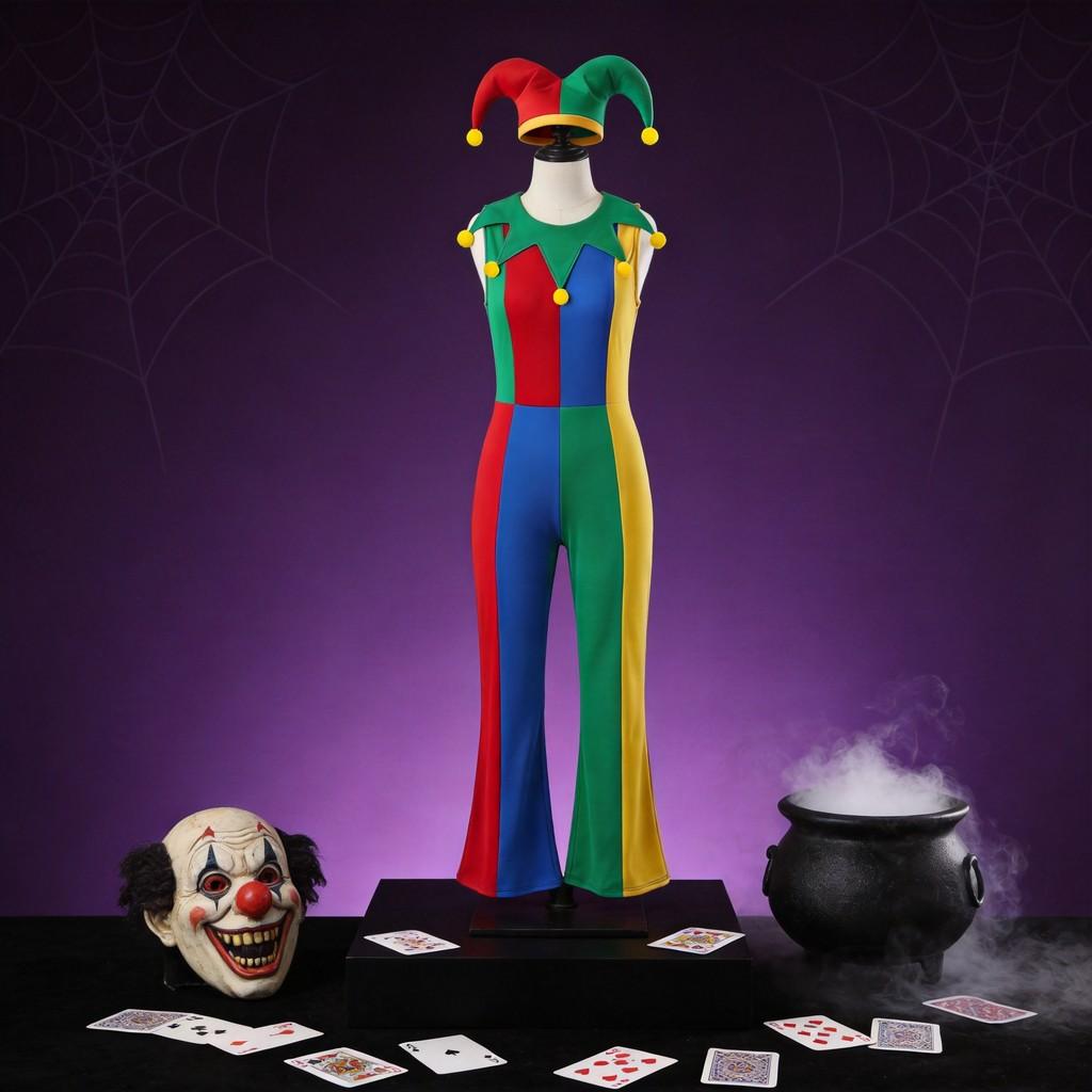 Terrifier Clown Cosplay Outfit With Polyester Fabric For Halloween Party And Themed Events For Men Women