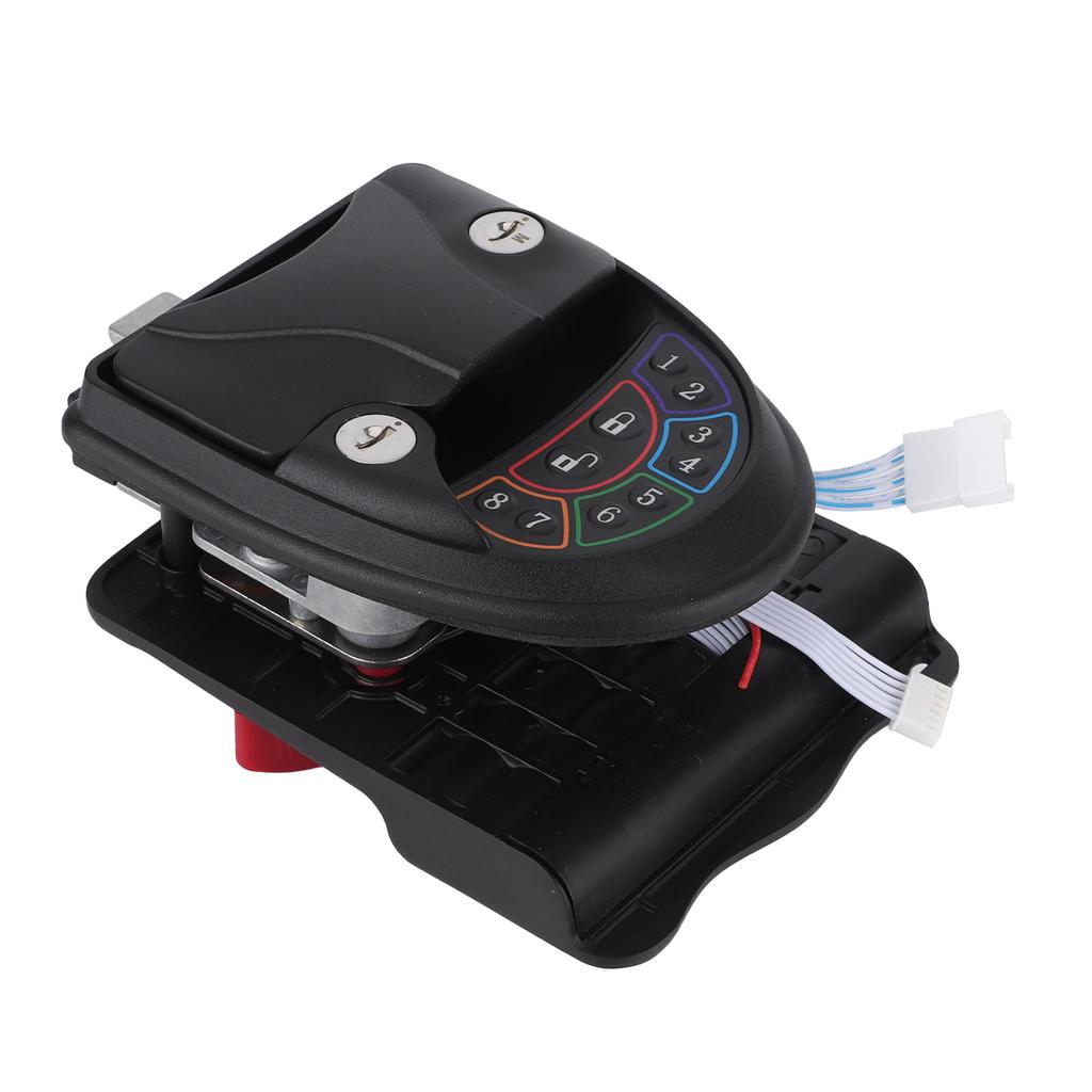 Keyless Entry Door Lock Zinc Alloy with 20m/65.6ft Remote Control Keys for Bus Yacht Ferry Truck