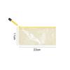 Thick Mesh Zipper Pouch Waterproof Bill Storage Bag Multipurpose Stationery Organizer  Students