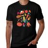 Thanksgiving Dinner TShirt Summer Print Short Sleeve Tee