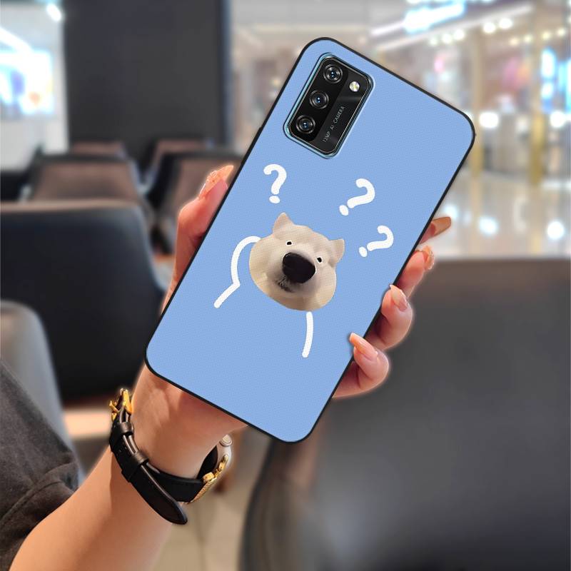 Durable Back Cover Phone Case For Blackview A100 Waterproof Shockproof Graffiti Anti-knock Cartoon Phone Pouch Full Wrap