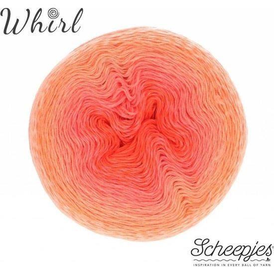 Asd Sasu Haakgaren - Scheepjes Whirl - 557 Coral Catastrophe - 1000m - 60% Katoen, 40% Acryl