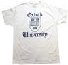Oxford University Mens Oxford University Shield White Shirt New S-2XL