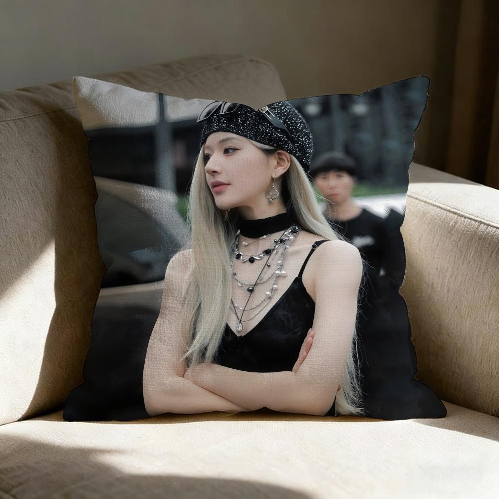 Rosy Zhao Actor Pillow Case Linen Pillow Covers Cover For Couch Living Room Bench Patio Floor Linen Home Decor