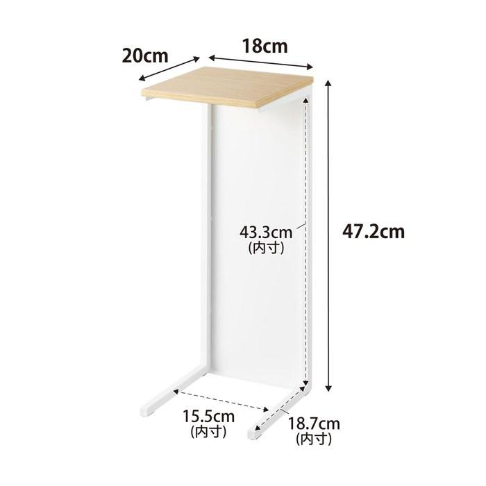 Yamazaki Toilet Pipe Cover White W18xD20xH47.2cm Tower 5223