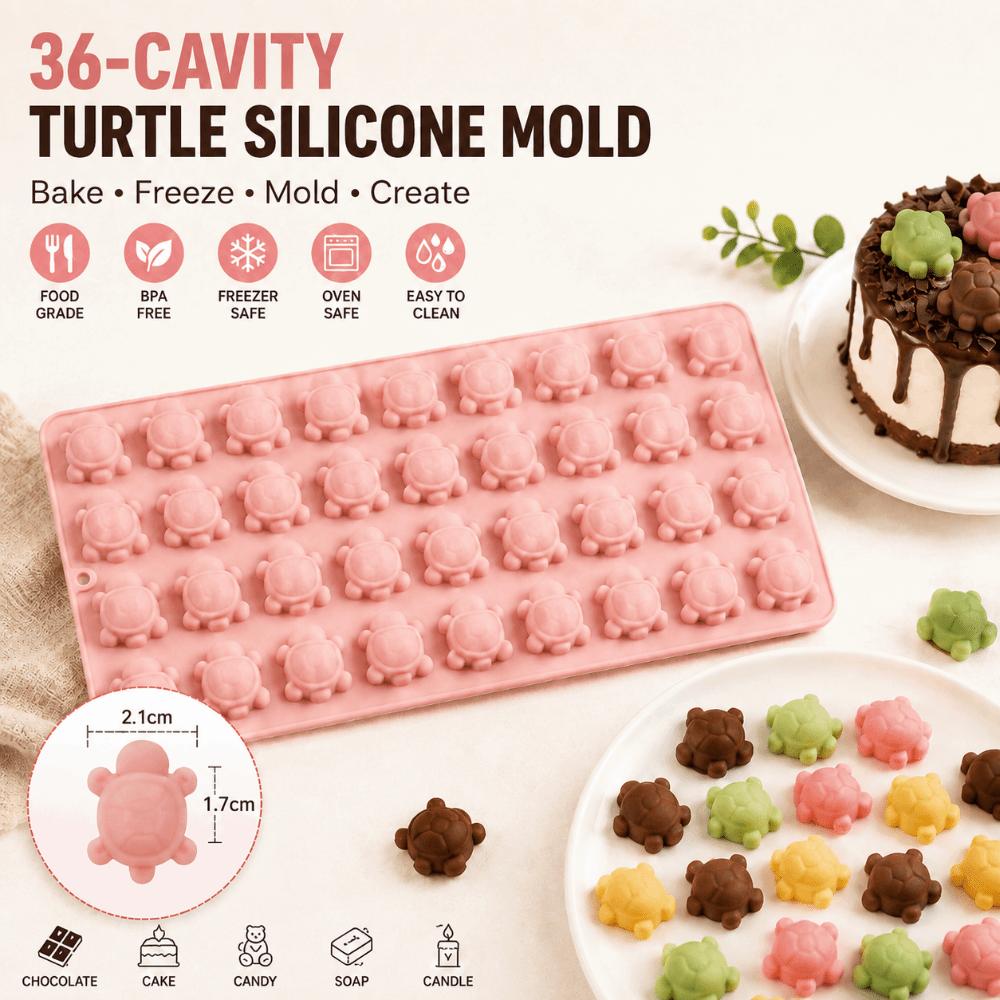 DIY Silicone Mold Chocolate Jelly Candy Making Animal Ice Cube Tray  Cake Cupcake Decoration