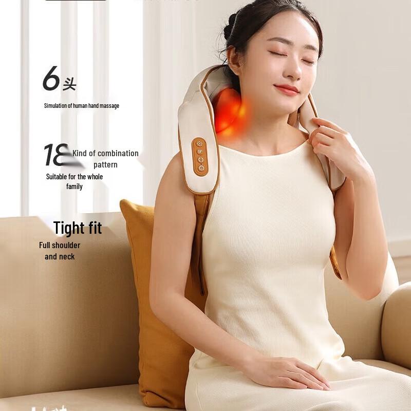 

Bear Cervical and Shoulder Neck Massager with Red Light Heat