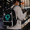 Rucksack für Teenager Jungen in Dunkel Laptoptasche Schultasche mit Aufdruck Koreanische Reise Tasche