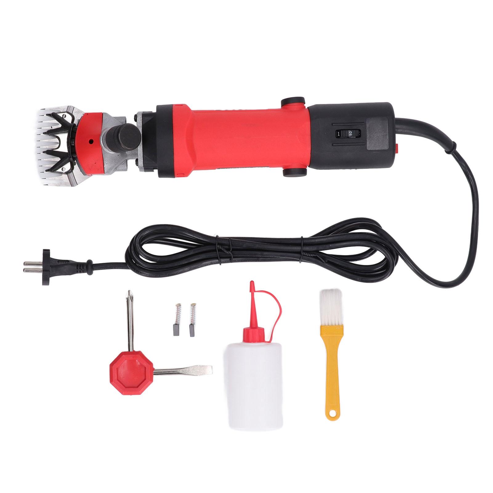 

Электрические ножницы для овец, регулируемые, 6 скоростей, лезвия из высокоуглеродистой стали, машинка для стрижки овец для животноводства