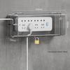1 Pc Lockable Socket Cover, Extension Cord Box With 4/8 Outlets, Outdoor Outlet Rainproof Cover, Electrical Appliances Tools