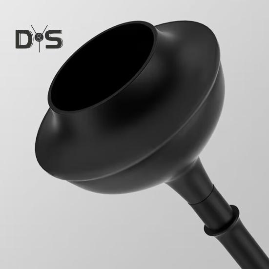 Toilet Plunger Heavy Duty Force Cup Toilet Bowl Plunger with Long Handle Bathroom Cleaning Accessories for Toilets Sinks Bathtubs Showers