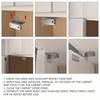 1-Pack L-Shaped Magnetic Door Catch, No-Drill with Adhesive for Cabinet Sliding Doors, Invisible Design, Corrosion-Resistant
