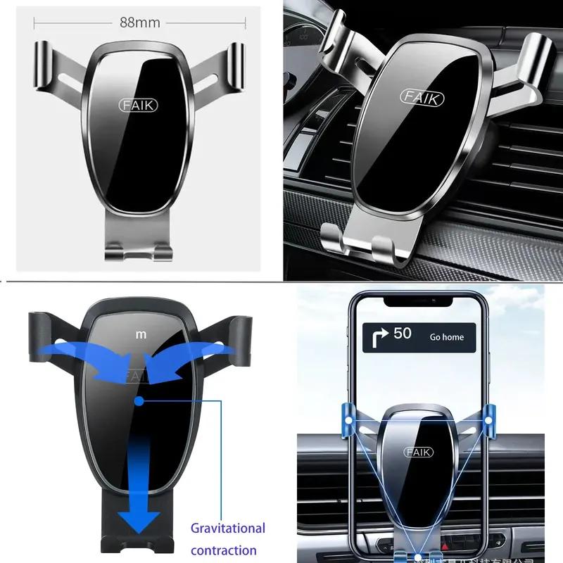 Fit for VW Tiguan 2025 2026 Phone Holder, Dashboard Screen Mount Bracket Easy tallation Car Accessories