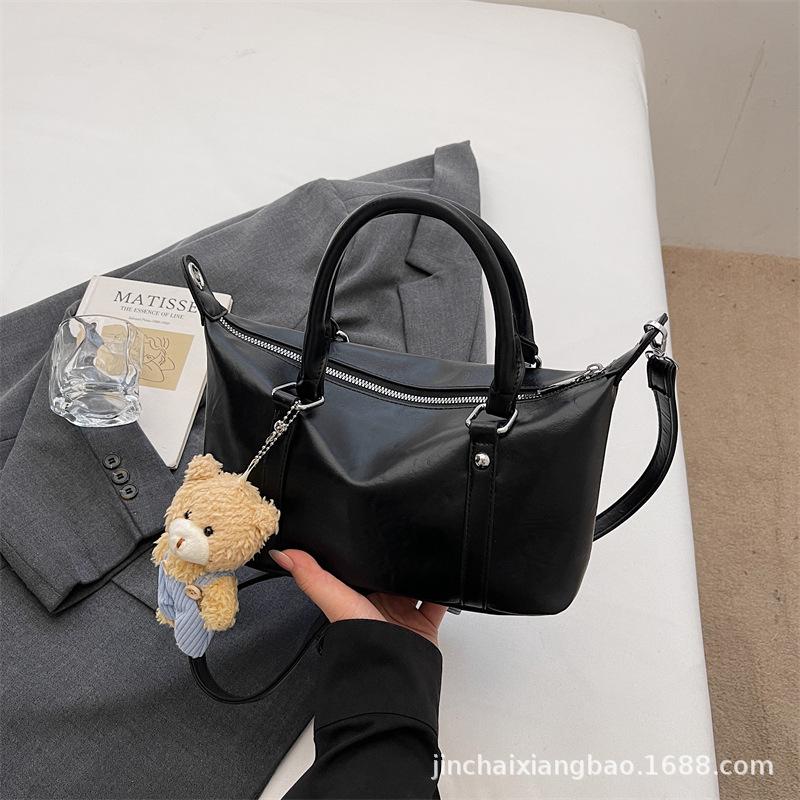 Boston High School Schultasche für Mädchen, Handtasche für den täglichen Weg zur Arbeit, Umhängetasche, Kissen-Tasche