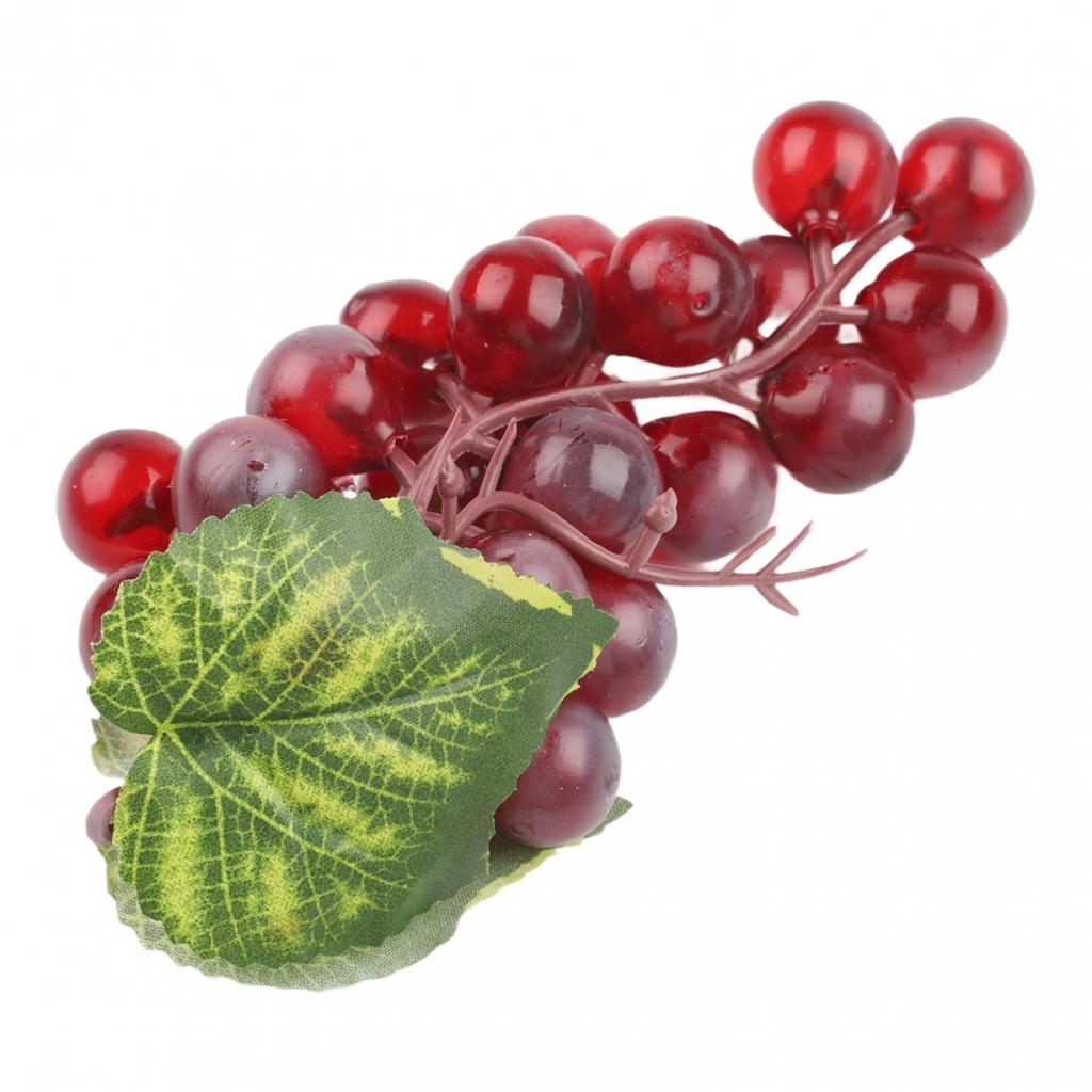 Convenient Arranging Sets Artificial Grape Clusters PVC Grape Bunches