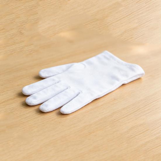 White Satin Kids Gloves Children Dress Gloves Elegant Wedding Gloves for Flower Girl Dancing Stage Performances