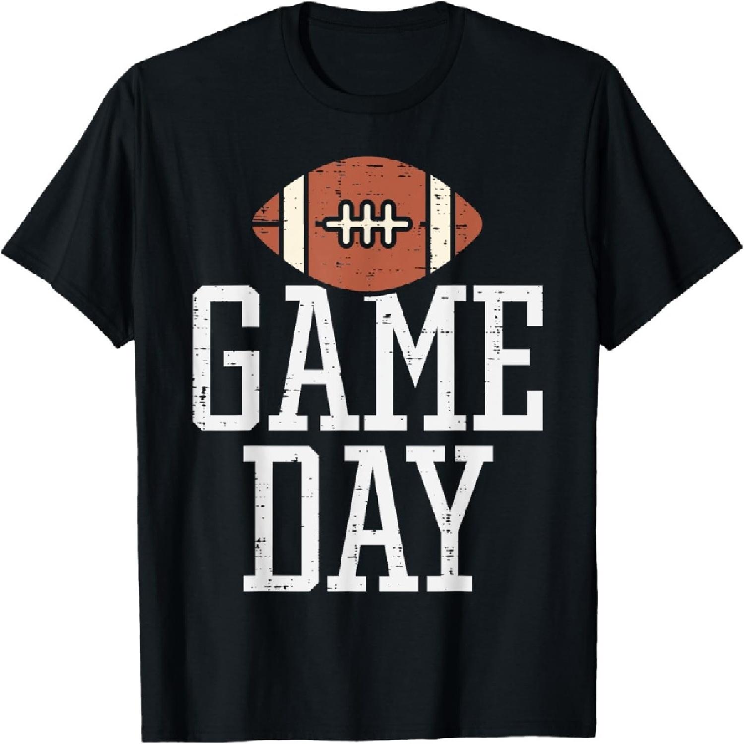

Game Day American Football Player Team Coach Men Women Boys T-Shirt XXXXXL різнокольоровий