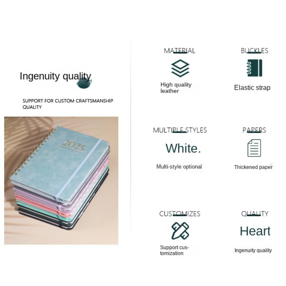 Hard Cover Journal Schedules Notebooks Calendar Daily Planner Notepad Weekly Planner  Study Planner