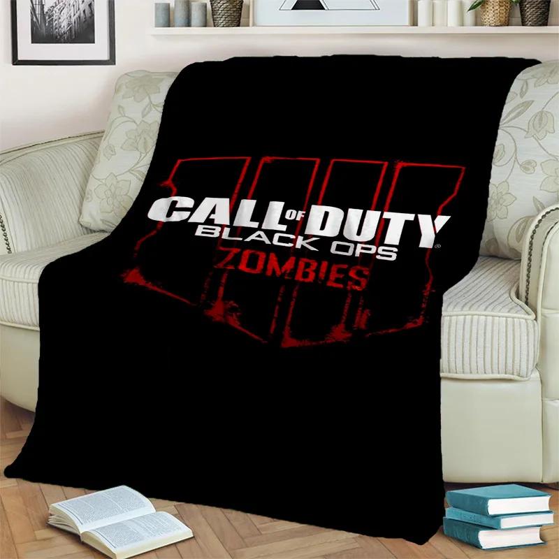COD Game, 3D Call of Duty ,Gamer HD Blanket,Soft Throw Blanket for Home Bedroom Bed Sofa Picnic Travel Office Cover Blanket Kids