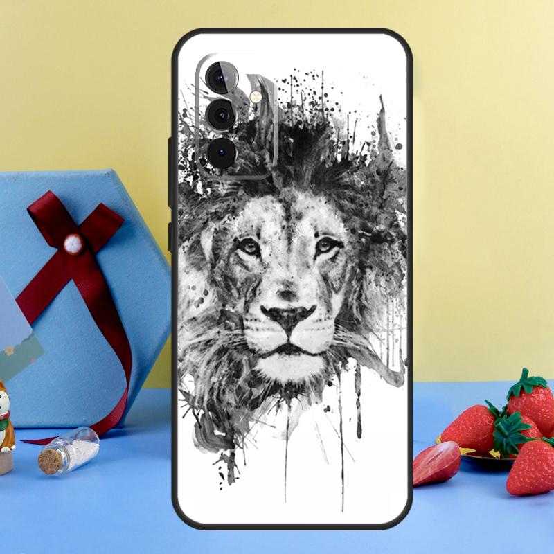 Ferocious Lion Case For Samsung Galaxy A13 A33 A53 A16 A17 A54 A34 A14 A15 A35 A55 A52 A12 A32 A26 A36 A56