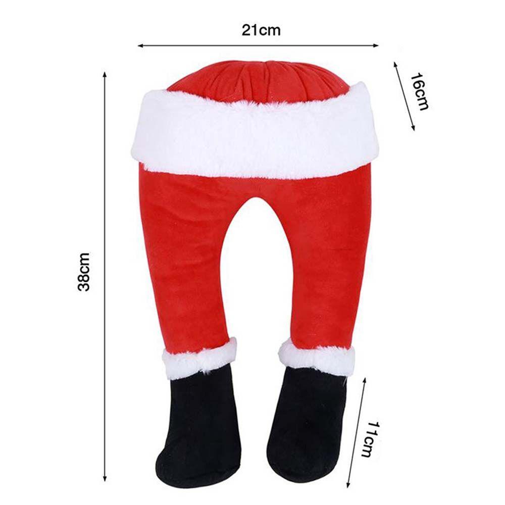 Elf Lightweight Xmas Santa Claus Prosthetic Leg Party Ornaments Christmas Decoration Stuffed Plush