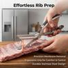 Stainless Steel Rib Membrane Remover Professional Rib Skinner Tool Bbq And Kitchen Use Easy To Operate Preparing Ribs And Meats