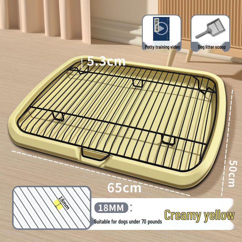 Anti-Step Dog Litter Box for All Breeds - Fixed Point Pet Urinal & Easy Clean